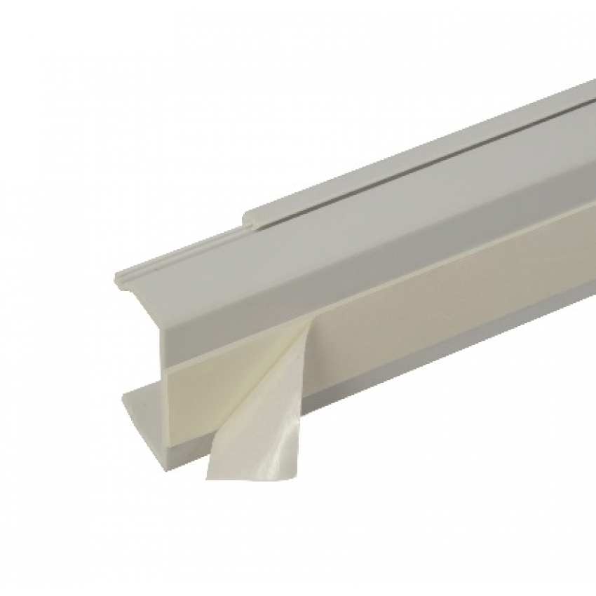 Lišta vkládací samolepící 35x15 mm, bílá, 2 m