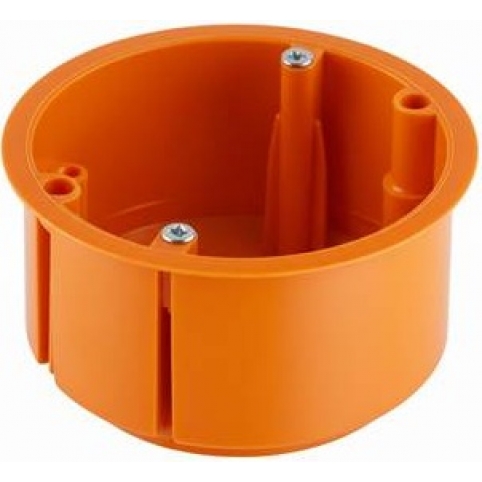 Krabice do sádrokartonu jednonásobná, HF, 2 ks šroub, 850 °C